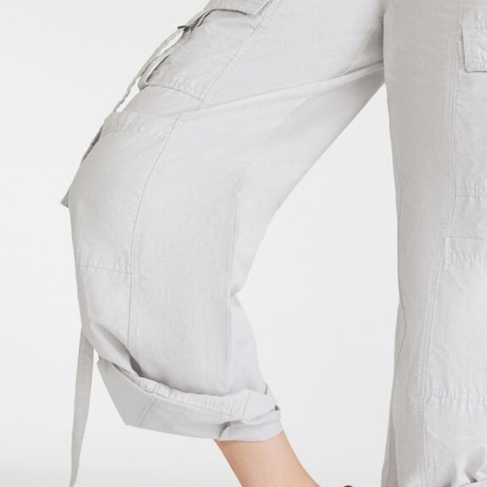 Aeropostale Light Gray Convertible Cargo Pants